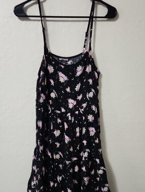 Hot Topic Black Spaghetti Strap Celestial Dress 🌙